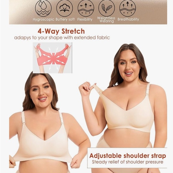 Pink Seamless Bra - Picture 5 of 5